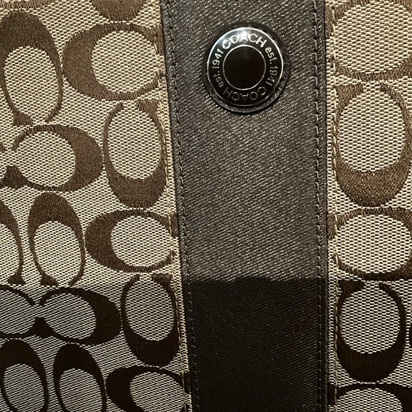 Coach Monogram iPad Bag with Monogram Wallet - Picture 5 of 11